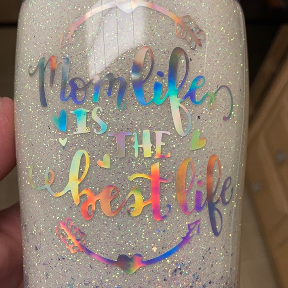 Glitter tumbler - momlife is the bestlife - Picture 3 of 7